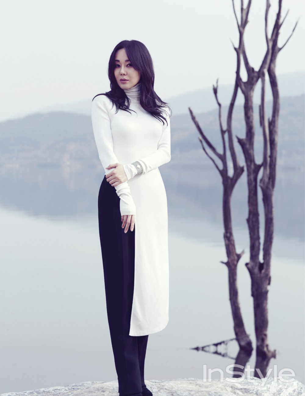 김윤진 인스타일 화보 고화질 사진