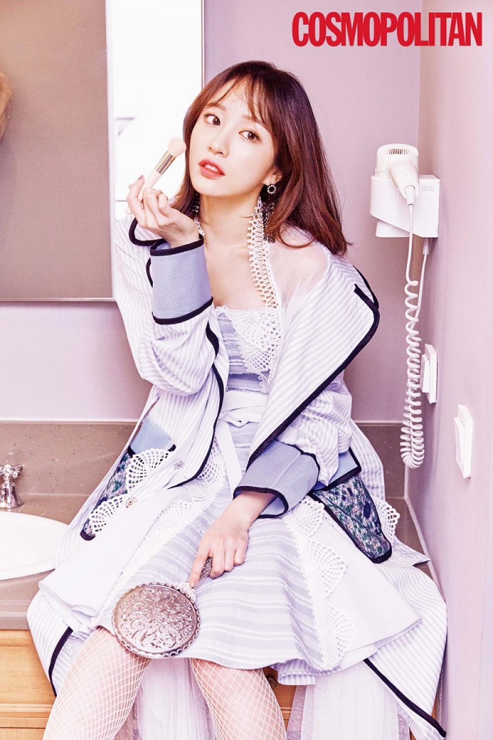 이엑스아이디 코스모폴리탄 화보 고화질 사진