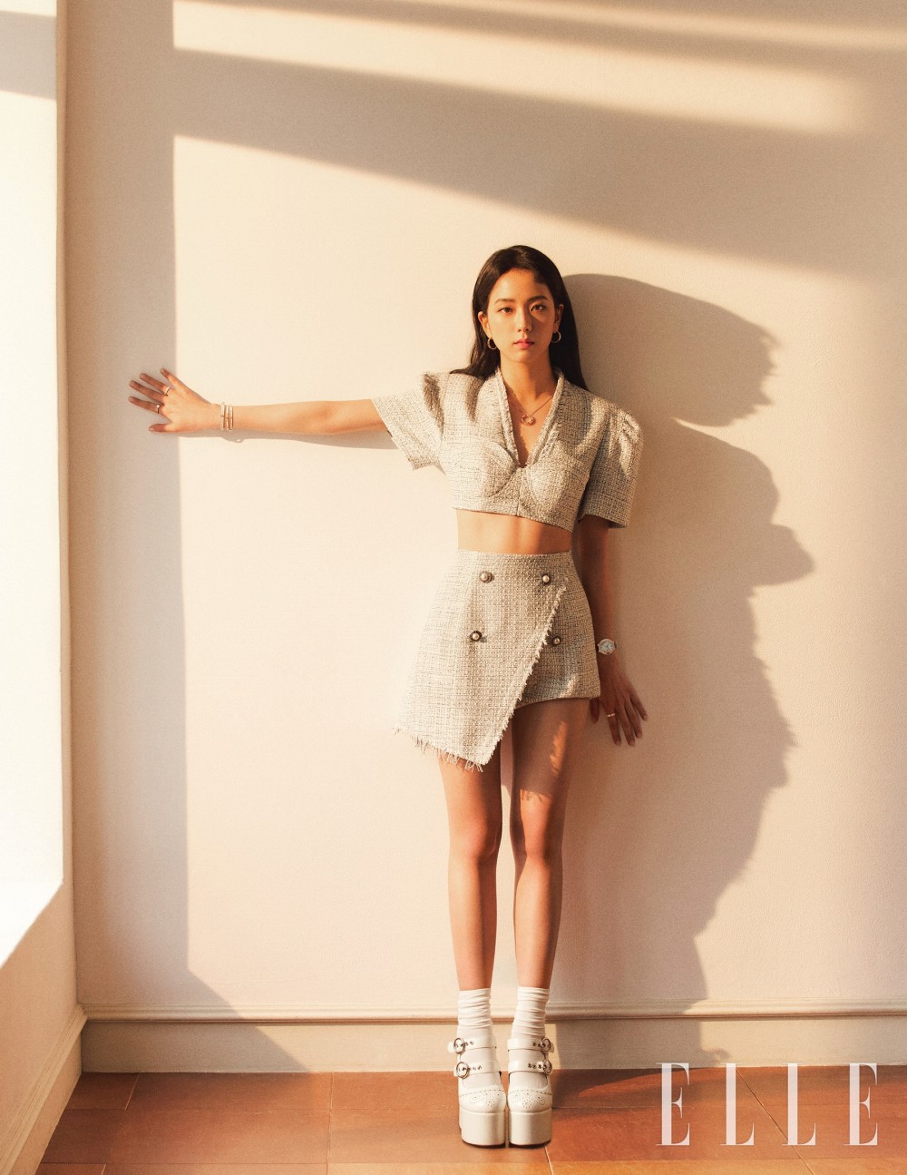 지수 엘르 화보 고화질 사진
