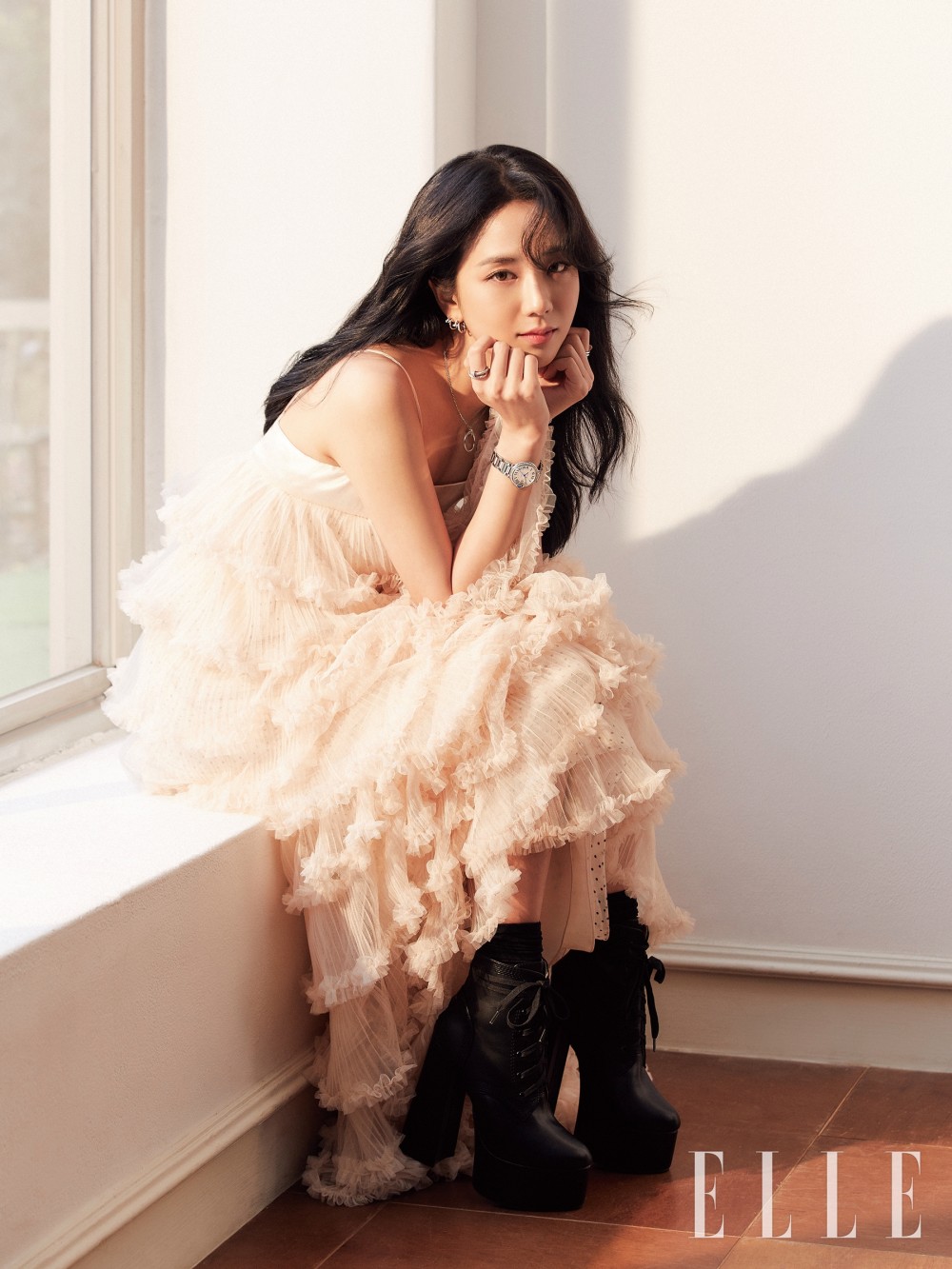 지수 엘르 화보 고화질 사진