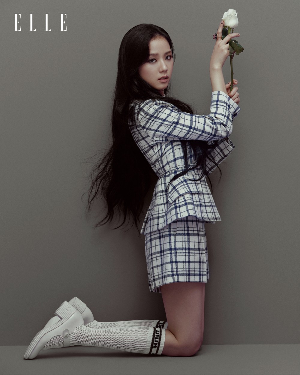 지수 엘르 화보 고화질 사진