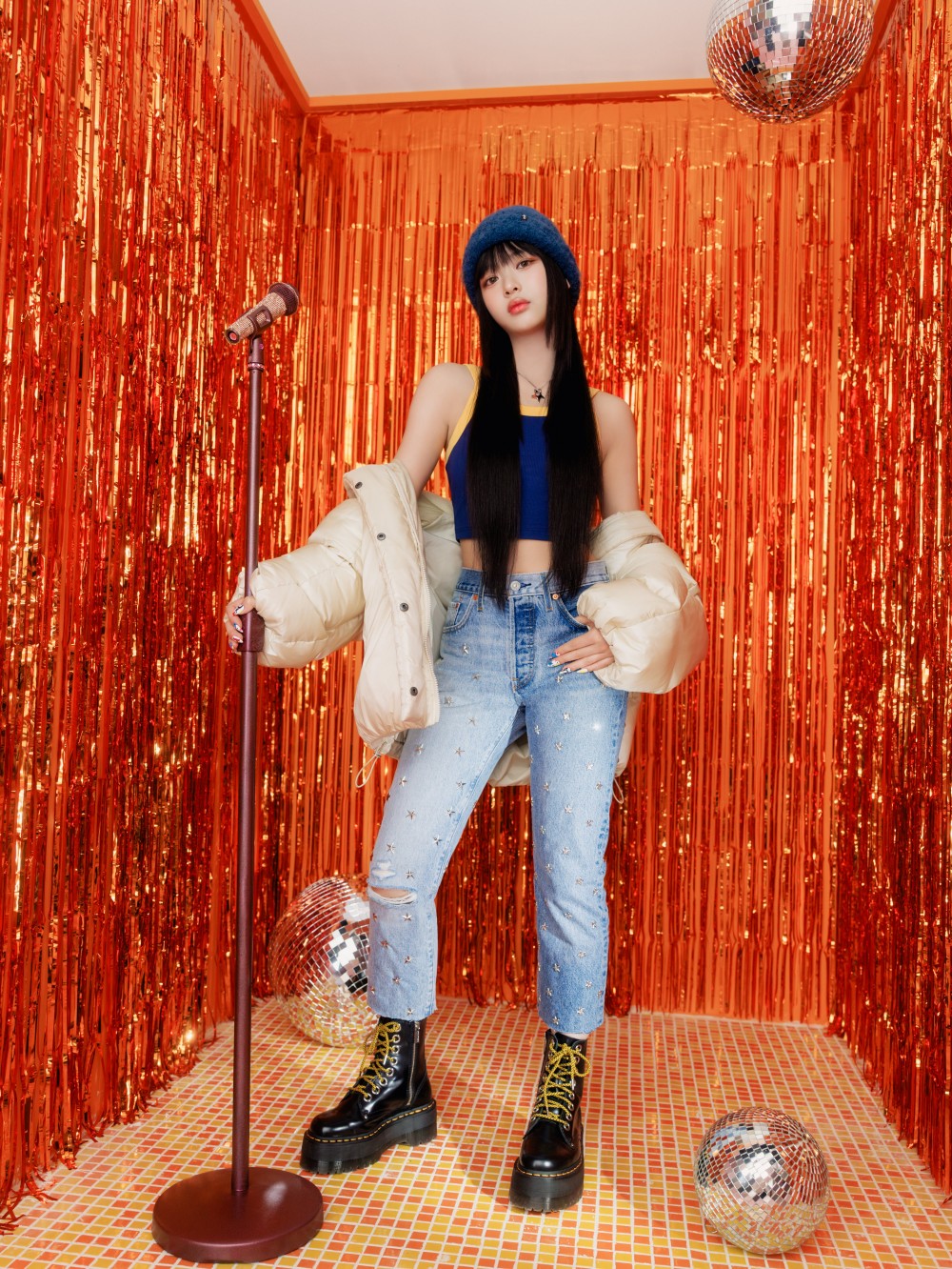 뉴진스 리바이스 화보 고화질 사진