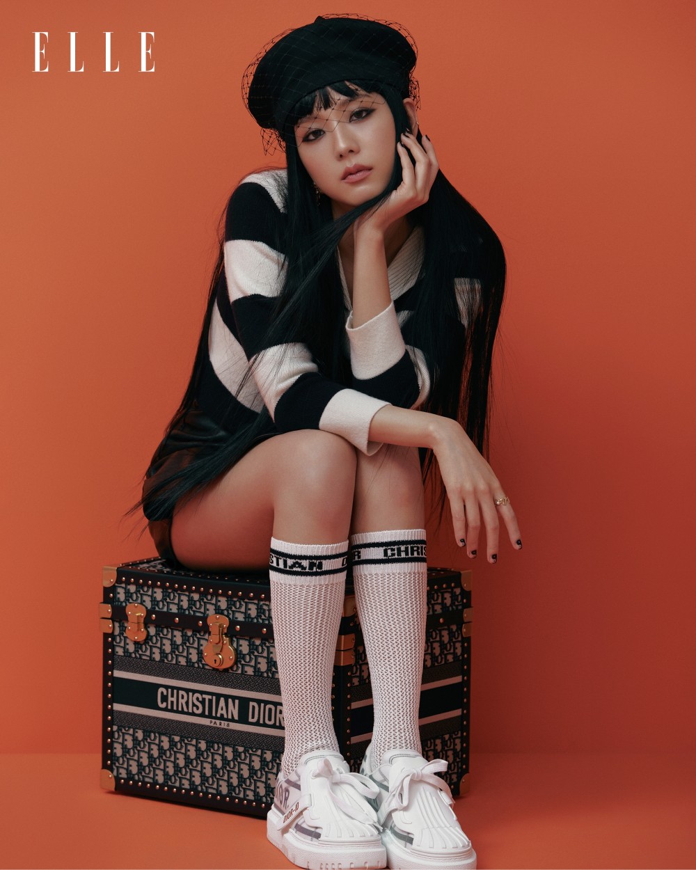 지수 엘르 화보 고화질 사진