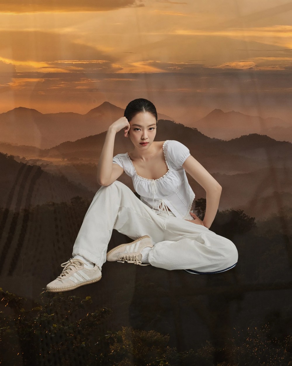 제니 아디다스 화보 고화질 사진