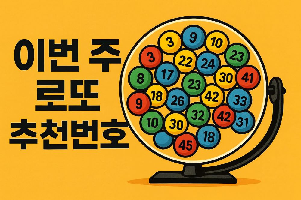이번 주 로또 추천번호